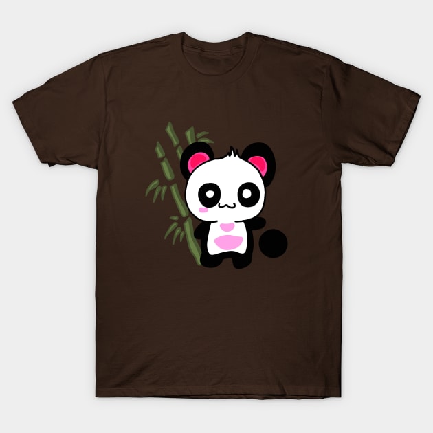 Cute Panda T-Shirt by Hajinglorie